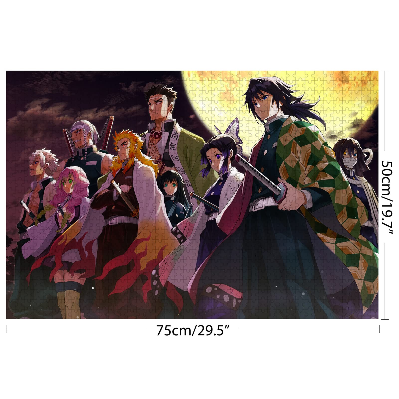 Amazon | 鬼滅の刃 グッズ ジグソーパズル 1000ピース 柱合会議 全て